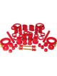 Prothane For 99-04 Ford Mustang Total Kit Red
