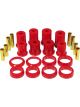 Prothane For 79-93 Ford Mustang Rear Control Arm Bushings Red