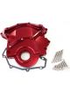 Aeroflow Billet Timing Cover Red For Holden 253-304-308