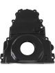 Aeroflow 2-Piece Billet Alloy Timing Cover Black For GM LS