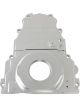 Aeroflow 2-Piece Billet Alloy Timing Cover Silver For GM LS