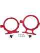 Aeroflow Nitrous Bottle Brackets Red For 10lb & 15lb Bottles