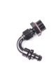 Radium Engineering 10AN ORB to Pushlok Hose End 120DEG 3/8 Inch