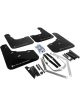 Rally Armor For 13+ Ford Fiesta ST Black Mud Flap w/ Silver Lo