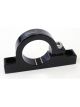 Aeroflow Billet Filter Bracket Black For 1-1/4
