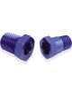 Aeroflow Temperature Probe Adapter 1/2 NPT to 5/8 Inch-18 UNF Blue
