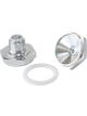 Aeroflow Power Valve Blank Plug Silver
