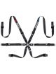Sparco Belt Prime H7 6 Point 2in Black Harness