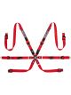 Sparco Belt Prime H7 6 Point 2in Red Harness