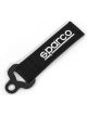 Sparco Keychain Leather Black