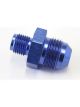 Aeroflow Inverted Seat Adapter 1/2 Inch-20 to -8AN Blue