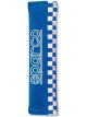 Sparco Belt Pad Checkered Blue Thin