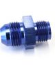 Aeroflow Inverted Seat Adapter 5/8 Inch-18 to -8AN Blue