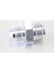 Aeroflow Inverted Seat Adapter 11/16 Inch-18 to -6AN Silver