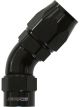 Aeroflow Kryptalon Big Bore Full Flow Swivel 45 Degree Hose End -8AN