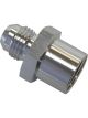 Aeroflow Metric Female O-Ring Seal M16 x 1.5 to -6AN Adapter Silver