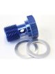 Aeroflow Alloy Banjo Bolt M16 x 1.5 Blue