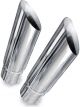 Stainless Works Angle Cut Resonator Tips 2in ID Inlet 3in Body