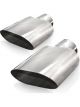 Stainless Works Big Oval Exhaust Tips 2.5in Inlet priced per pair