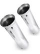 Stainless Works Bell Exhaust Tips- 2 1/4in ID Inlet 2 1/4in Body