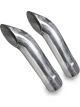 Stainless Works Extended Turn Down Tips- 2 1/4in ID Inlet 2 1/4in Body