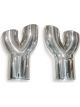 Stainless Works For 2010+ Camaro Y-Tips for factory ground effect…