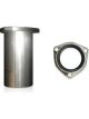 Stainless Works Collector Adapter 3-Bolt 3in OD Tubing 3in OD Outlet