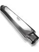 Stainless Works Smooth Oval Muffler 24in Long 2 1/4in ID Inlets Both…