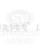 Stainless Works For Small Block Ford 4.6L 2V Round Port Header 304SS…