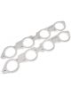 Stainless Works For BBC Round Port 304SS Exhaust Flanges 2-3/8in…