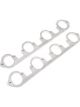 Stainless Works For Big Block Ford Flat Tall Oval Port Header 304SS…