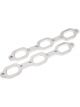 Stainless Works For Mopar 3.5L V6 Flat Oval Port Header 304SS Exh…