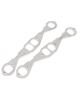 Stainless Works For Small Block Chevy Squared Oval Port Header 304…