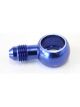 Aeroflow Alloy AN Banjo Fitting 14mm to -4AN Blue