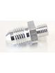 Aeroflow Metric to Male Flare Adapter M8 X 1.0mm to -4AN Silver