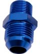 Aeroflow Metric to Male Flare Adapter M20 X 1.5mm to -10AN Blue