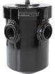 Aeroflow Dry Sump / Breather Tank 2 x -12 & 1 x -6 ORB Ports Black  AF77-1019BLK