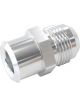Aeroflow Push In Valve Cover Breather Adapter -12AN Fitting Silver