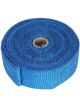 Torque Solution Fiberglass Exhaust Wrap Universal 2inx100ft Blue