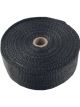 Torque Solution Fiberglass Exhaust Wrap Universal 1inx50ft Black