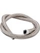 Torque Solution Stainless Steel Braided Rubber Hose -6AN 5ft 0.34i…
