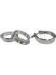 Torque Solution Stainless Steel V-Band Clamp & Flange Kit 2.25in 57…