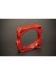 Torque Solution Throttle Body Spacer Red For Acura TSX V6 2010+