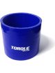 Torque Solution Straight Silicone Coupler: 2in Blue Universal
