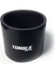 Torque Solution Straight Silicone Coupler: 4in Black Universal