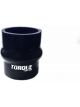 Torque Solution Hump Silicone Coupler: 2.5 inch Black Universal