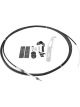 Aeroflow Parachute Release Cable Kit Chrome Handle & Black Accessories AF80-1000