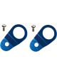Torque Solution Radiator Mount Combo with Inserts Blue For Mitsubi…