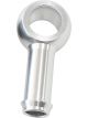Aeroflow Alloy Barb Banjo 12mm to 8mm Silver