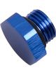Aeroflow ORB Port Plug -4AN Blue